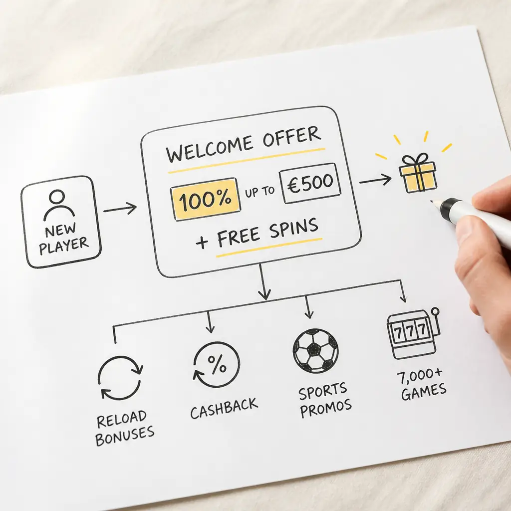 ZetCasino Bonus Greece – Welcome Offer & Promotions 2026 visual guide for ZetCasino